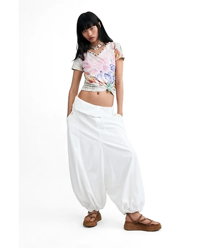 Desigual Women's Balloon trousers 100% cotton