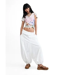Desigual Women's Balloon trousers 100% cotton