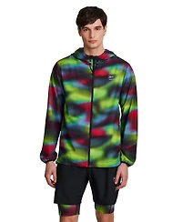 Reebok Men's Run Distort All Over Print Jacket