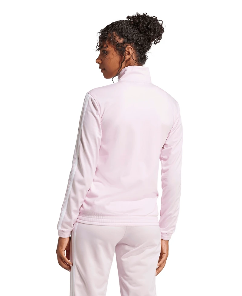 adidas Women's Tricot 3-Stripes Track Jacket