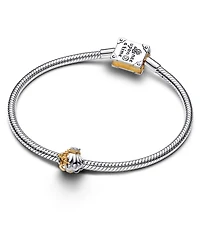 Pandora Disney Princesses Ariel Shell Lab-Grown Diamond Two-Tone Charm