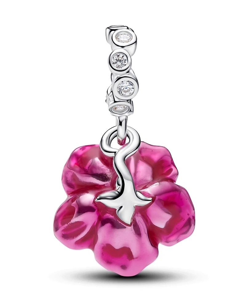 Pandora Hibiscus Dangle Charm