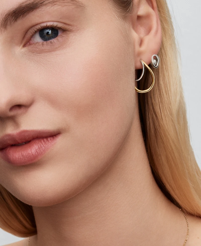 Pandora Oval Treated Freshwater Cultured Imitation Pearl Stud Earrings