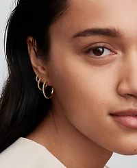 Pandora Sparkling Hoop Earrings