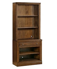 Amren 31" Wood Open Base With Drawer And Hutch