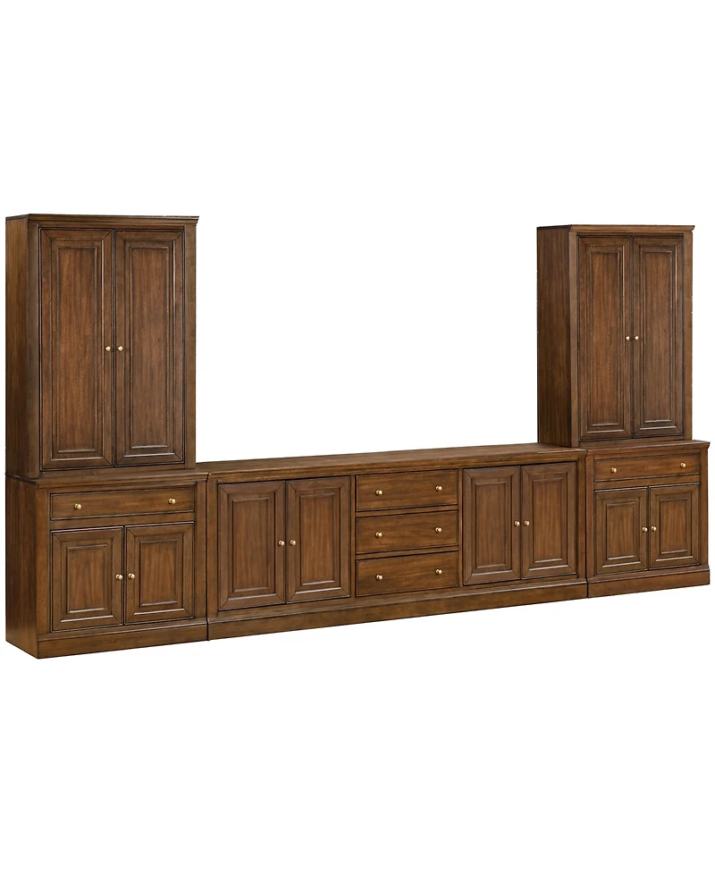 Amren 85" Wood 4-Door Console