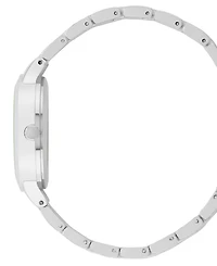 Bcbg Women's Quartz Round Silver Stainless Steel Watch 32mm