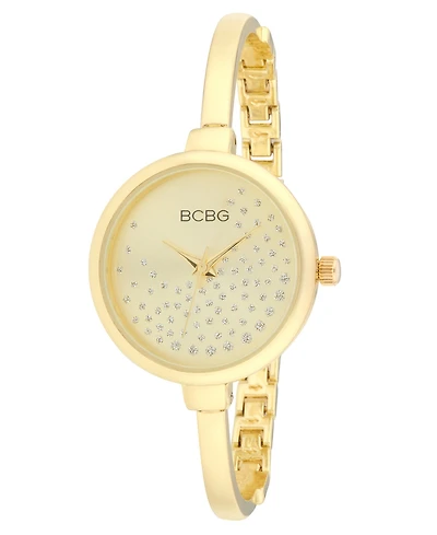 Bcbg Women's Quartz Round Gold Stainless Steel Watch 32mm
