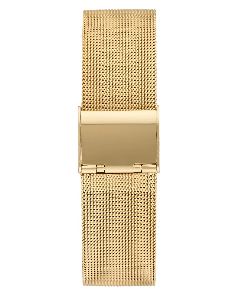 Bcbg Women's Quartz Rectangle Gold Stainless Steel Watch 23mm