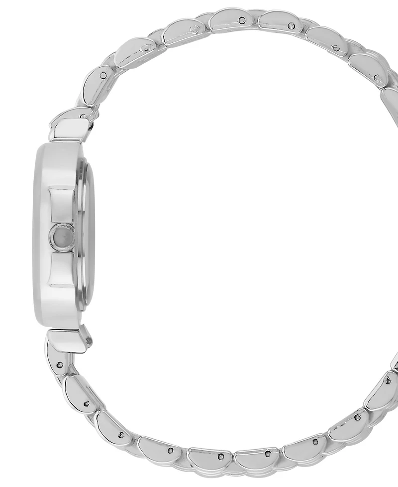 Bcbg Women's Quartz Round Silver Stainless Steel Watch 28mm