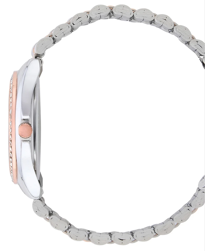 Bcbg Women's Quartz Round Two-Tone Stainless-Steel Watch 34mm
