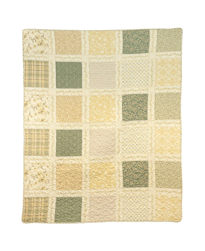 Donna Sharp Meadow Cotton Reversible Throw, 50" x 60"