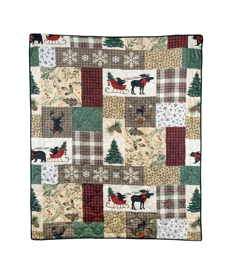 Your Lifestyle Dashing Reversible Throw, 50" x 60"