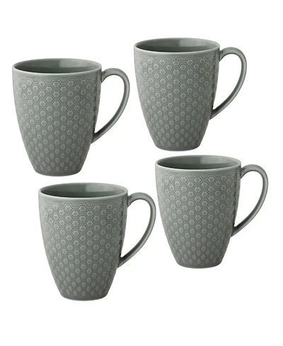 Noritake Kikko 16 oz. Mugs, Set of 4