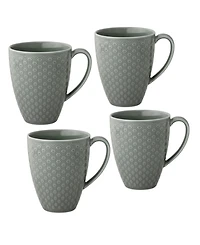 Noritake Kikko 16 oz. Mugs, Set of 4