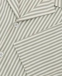 Reiss Men's Aurelia Stripe Cuban Shirt
