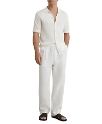Reiss Men's Clifton Button Through Textured Shirt
