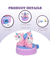 Gnuadz Sprinkler Outdoor Water Toys Backyard Spinning Garden Hose Splashing Fun Kids Gifts