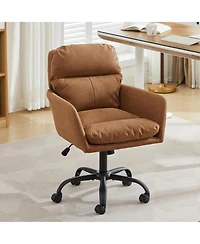 Rainsken Pu Leather Office Desk Chair