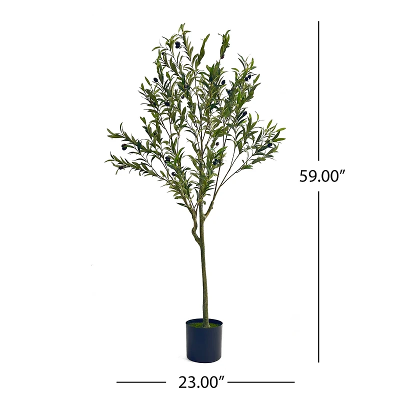 Streamdale Furniture Artificial Olive Tree - Pre-Potted Easy Care Multiple Sizes