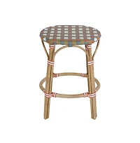Butler Specialty Ballito 24 in. Seat Height Oval Rattan Counter Stool
