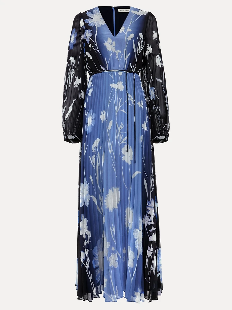 Phase Eight Women's Annie Pleated Floral Maxi Dress