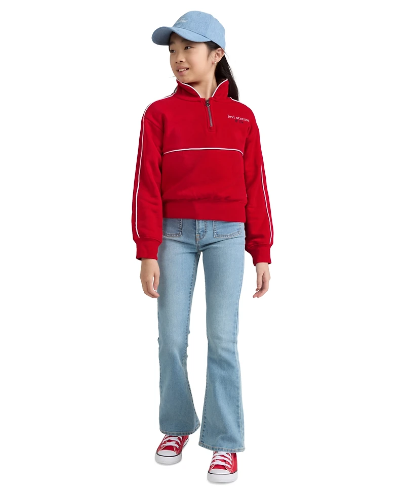 Levi's Girls' 7-16 Half-Zip Sweater