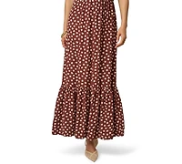 Adrianna Papell Women's Printed Smocked Maxi Dress