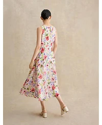 Hobbs London Women's Carly Floral Midi Dress