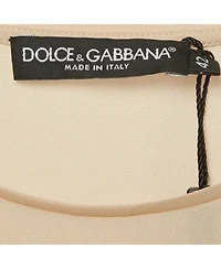 Pre-Owned Dolce & Gabbana Women's Printed Silk Top