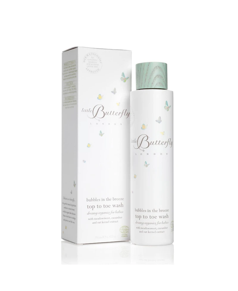 Little Butterfly London Baby Butterfly London Bubbles in the Breeze Top to Toe Wash 200 Milliliters