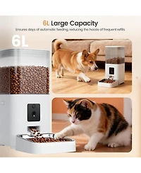 Cowsar Automatic Pet Feeder with Camera, WiFi, for Cats & Dogs