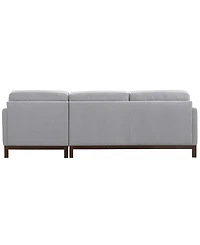 Virton 2-Piece Fabric Chaise Sectional Sofa