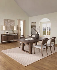 Amelie Rectangular 5-Piece Wood Dining Set (Table and 4 Wood Side Chairs)
