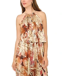 Msk Women's Printed Maxi Dress