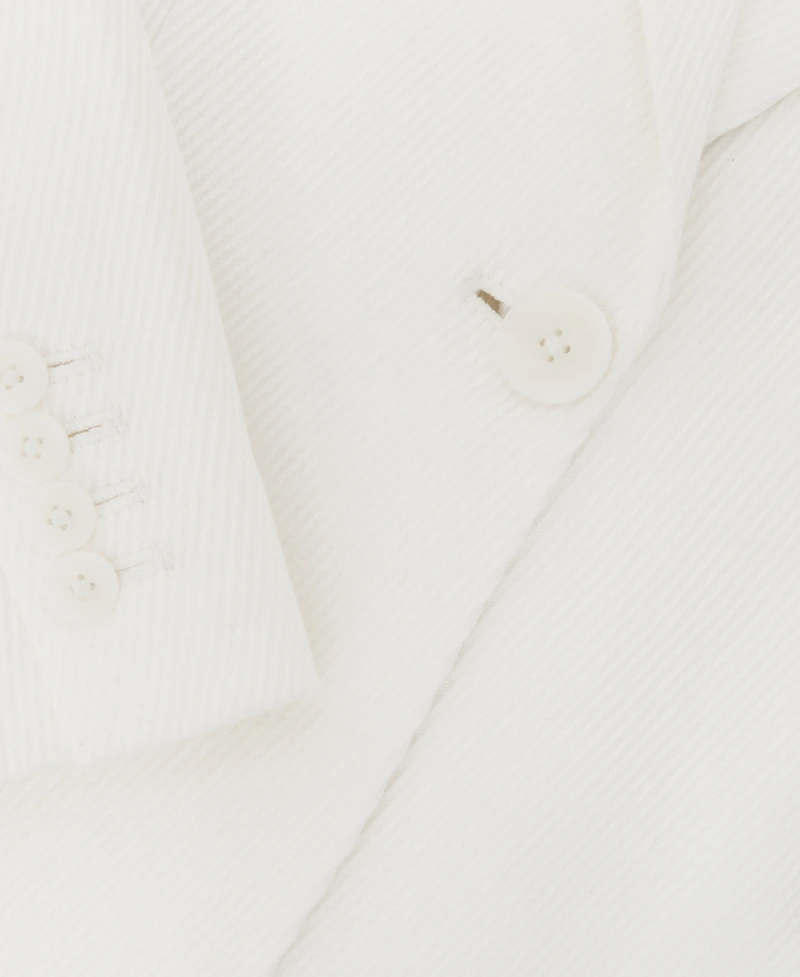 Reiss Women's Linen-Blend Single-Breasted Suit Jacket