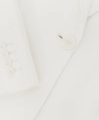 Reiss Women's Linen-Blend Single-Breasted Suit Jacket