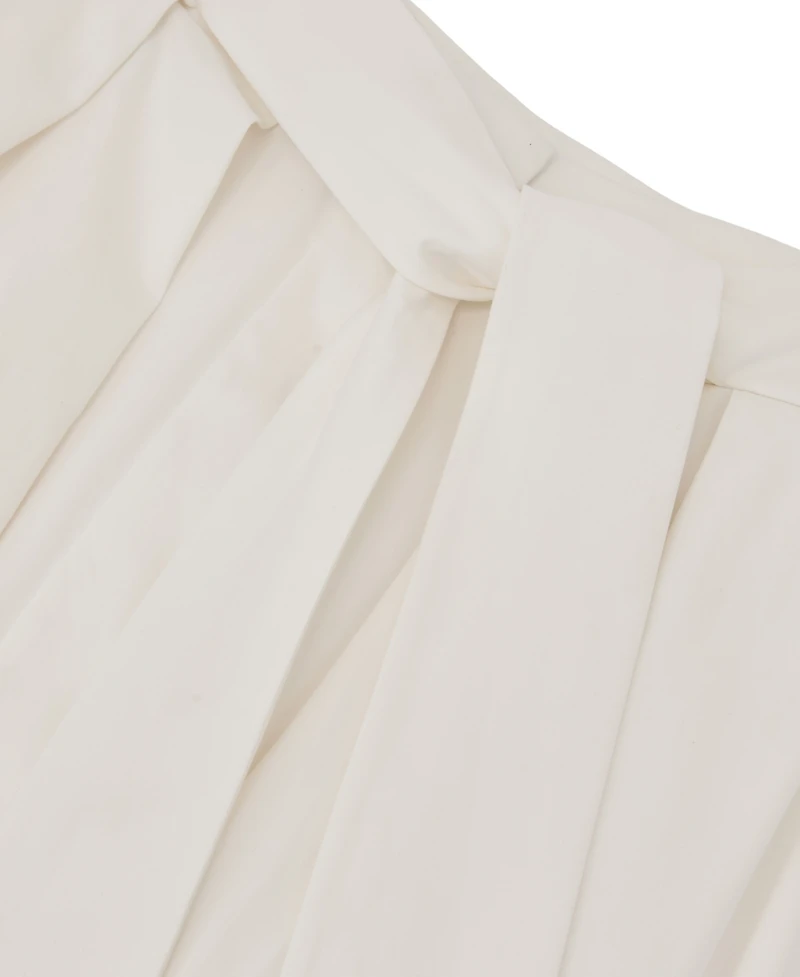 Reiss Women's Cotton-Blend Pleated Maxi Skirt