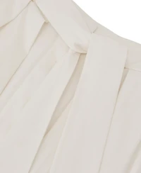 Reiss Women's Cotton-Blend Pleated Maxi Skirt