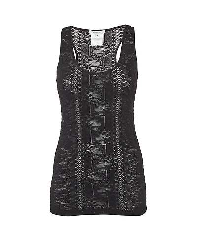 Pre-Owned Givenchy Women's Stretch Lace Sheer Tank Top
