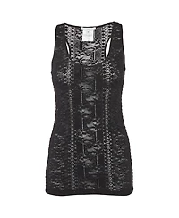 Pre-Owned Givenchy Women's Stretch Lace Sheer Tank Top