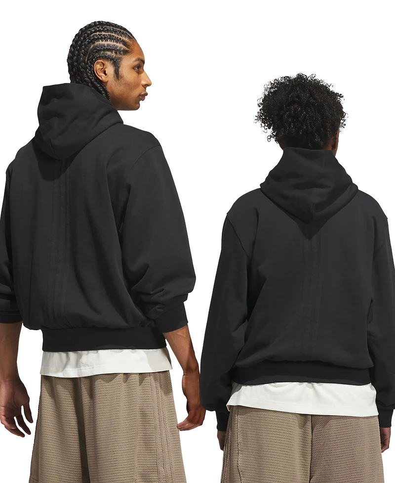 adidas Unisex Basketball Fleece Hoodie