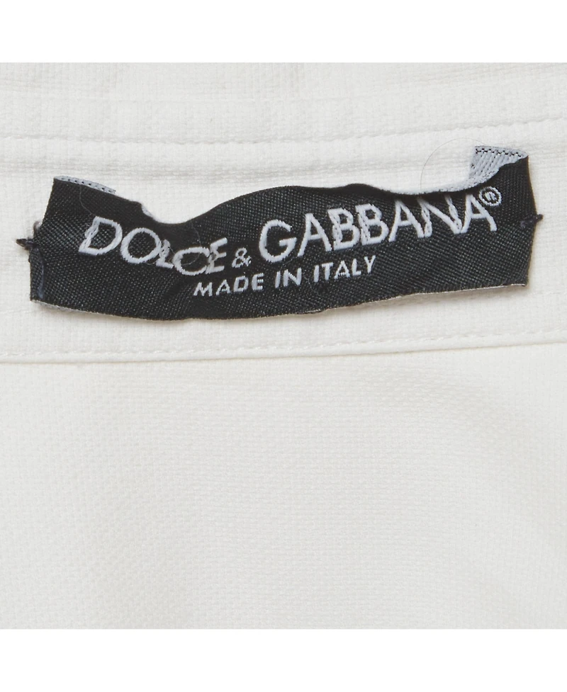 Pre-Owned Dolce & Gabbana Women's Cotton Half Placket Blouse