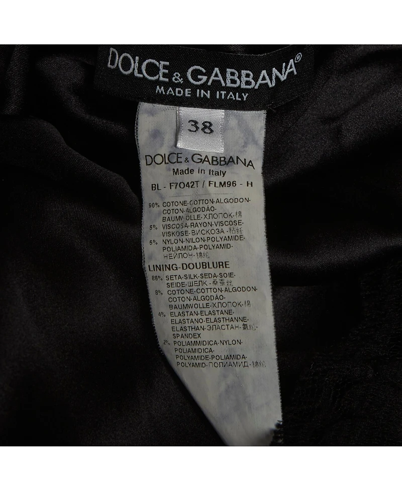Pre-Owned Dolce & Gabbana Women's Lace T-Shirt