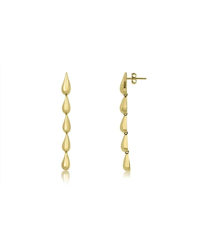 The Lovery Teardrop Dangle Earrings 14K Gold-Plated Sterling Silver