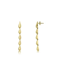 The Lovery Teardrop Dangle Earrings 14K Gold-Plated Sterling Silver