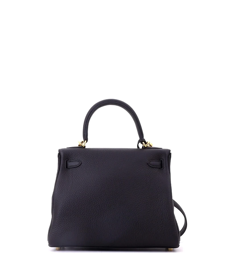 Pre-Owned HERMES Kelly 25 Handbag Togo with Gold Hardware