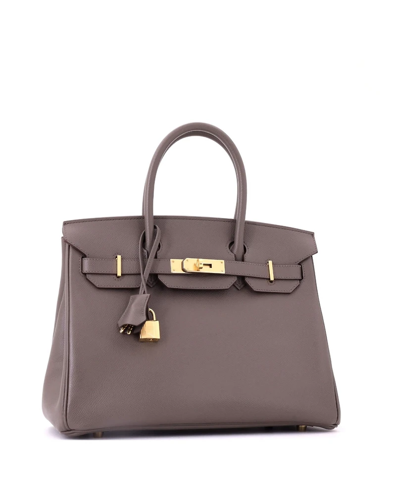Pre-Owned HERMES Birkin 30 Handbag Epsom with Gold Hardware