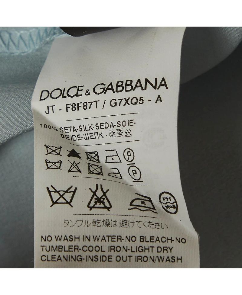 Pre-Owned Dolce & Gabbana Women's Printed Silk Top