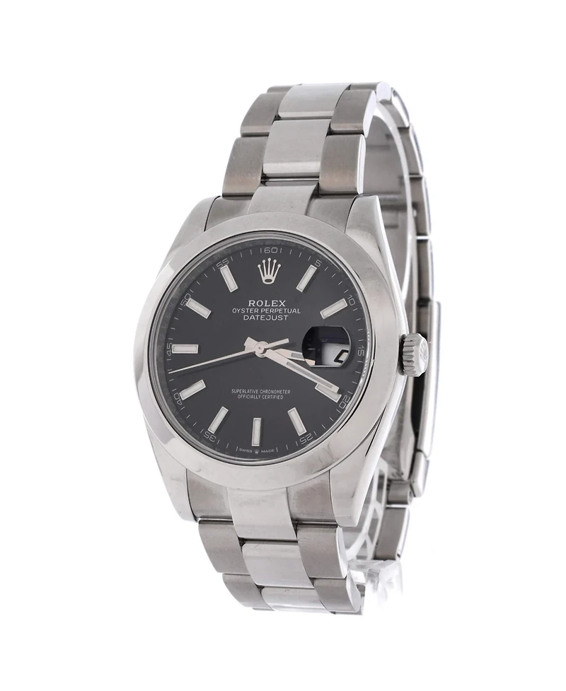 Pre-Owned Rolex Oyster Perpetual Datejust Automatic Watch in Stainless Steel 41mm